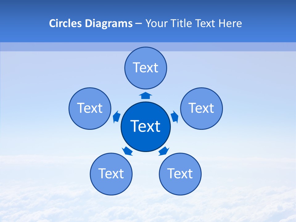 Fly Sky Spirit PowerPoint Template