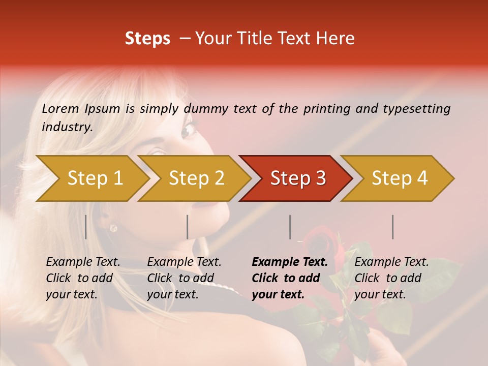 Celebrity Style Attractive PowerPoint Template
