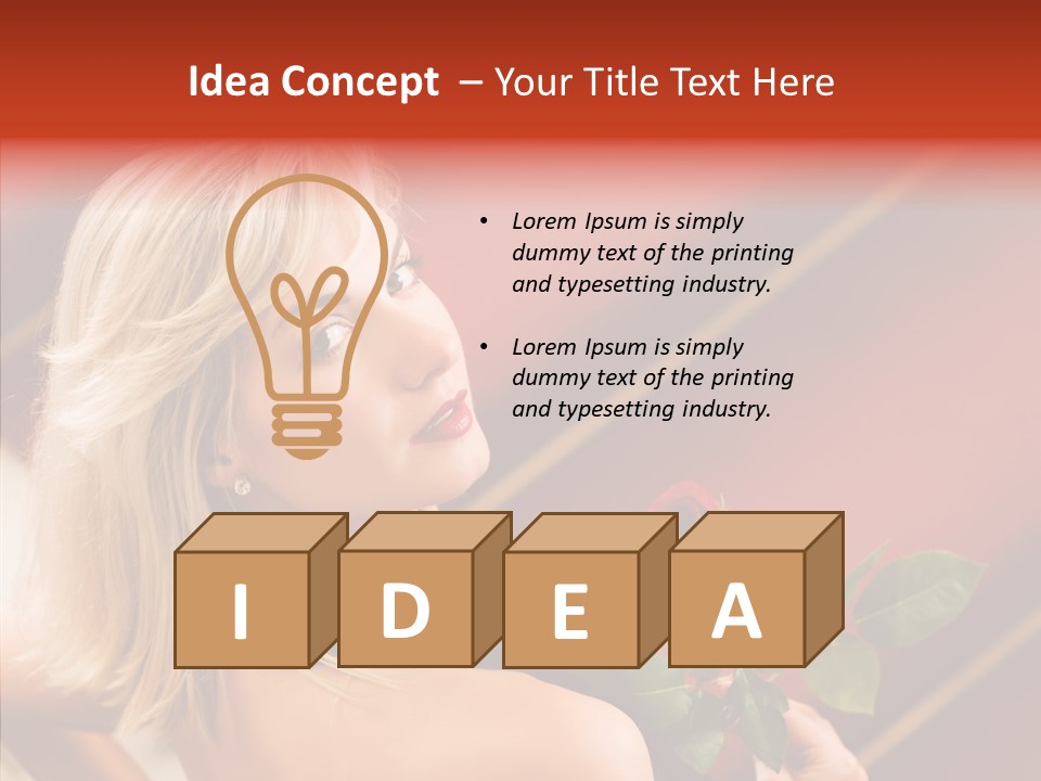 Celebrity Style Attractive PowerPoint Template