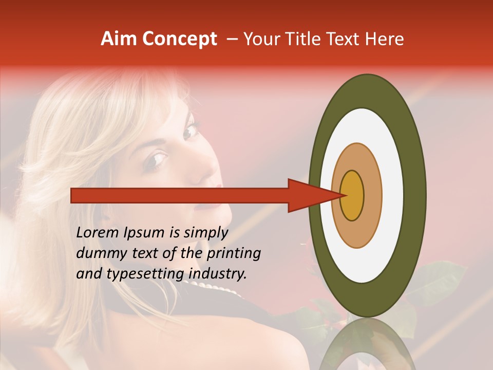 Celebrity Style Attractive PowerPoint Template