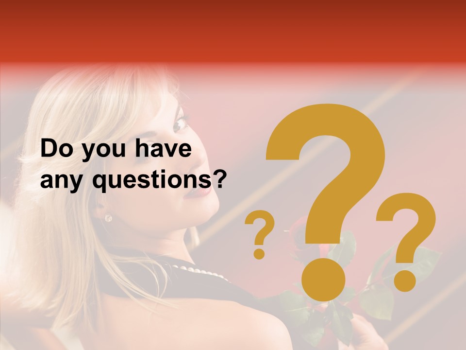 Celebrity Style Attractive PowerPoint Template