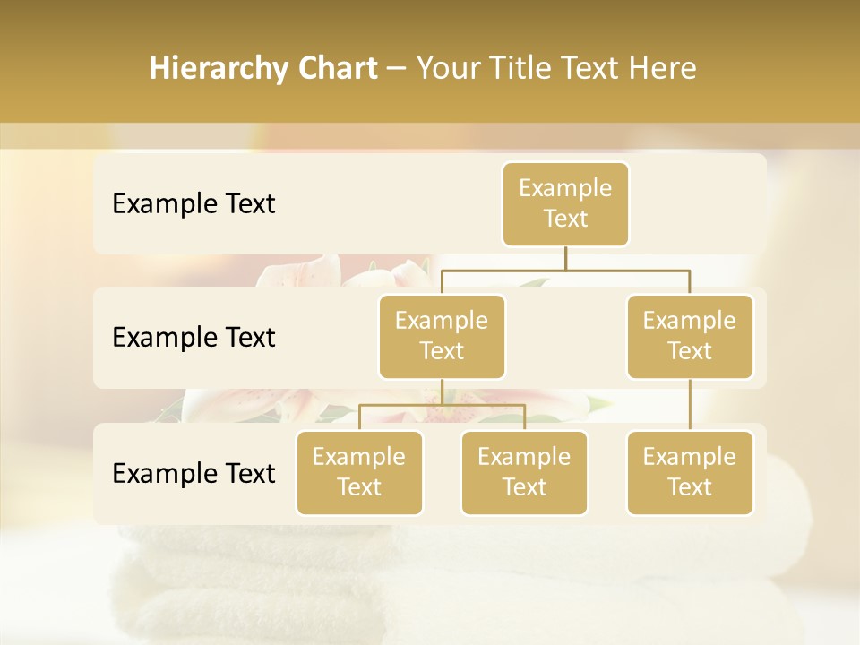 White Bed Folded PowerPoint Template