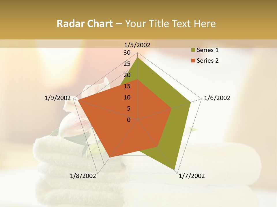 White Bed Folded PowerPoint Template