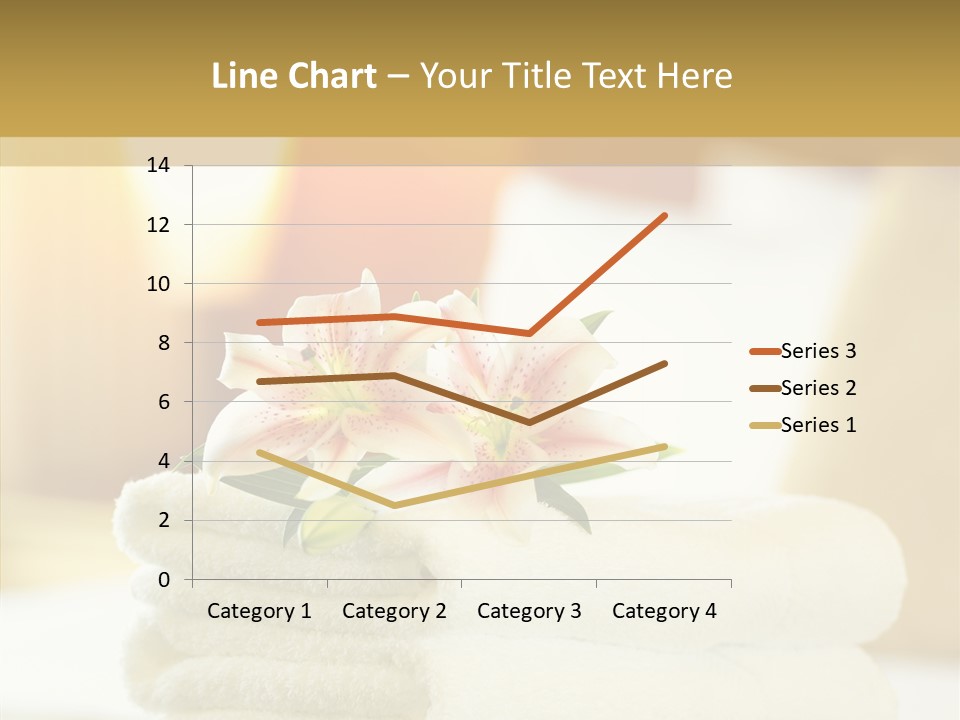 White Bed Folded PowerPoint Template