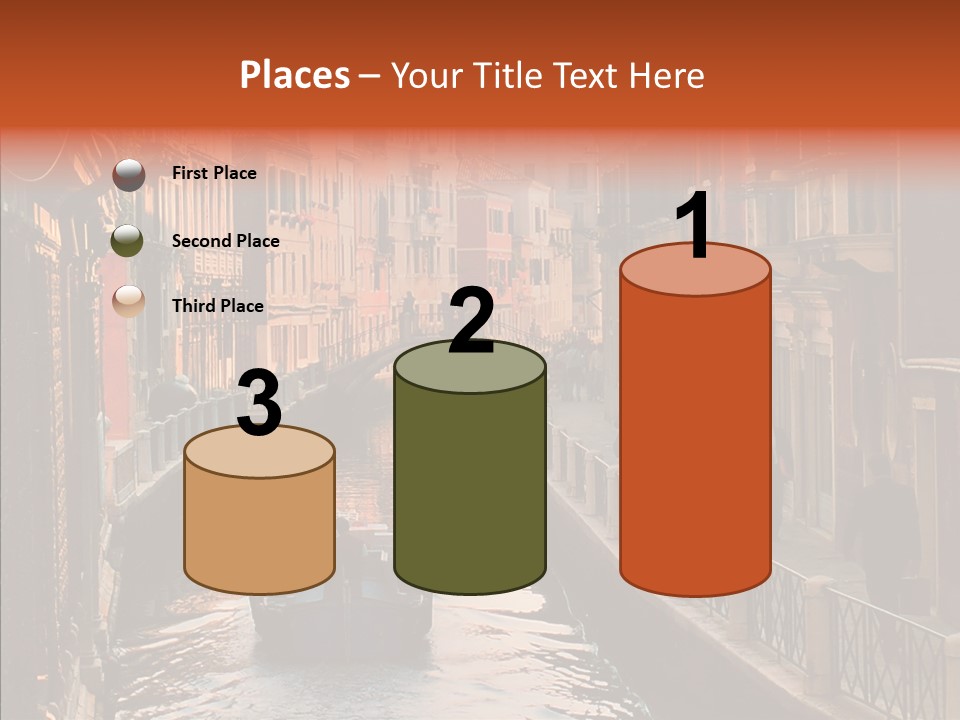 Water Cannel Colorful PowerPoint Template