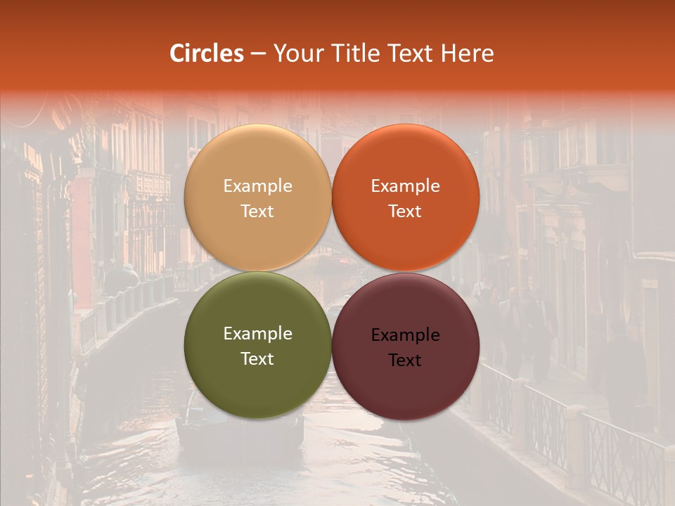 Water Cannel Colorful PowerPoint Template