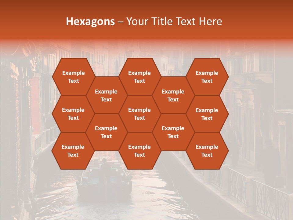 Water Cannel Colorful PowerPoint Template