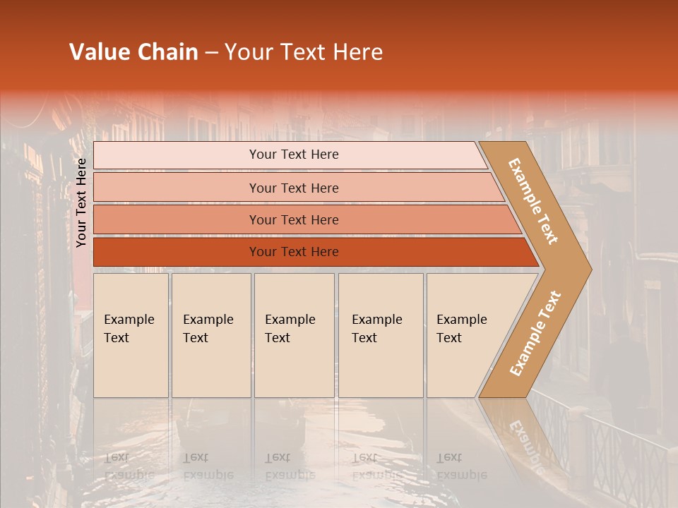 Water Cannel Colorful PowerPoint Template