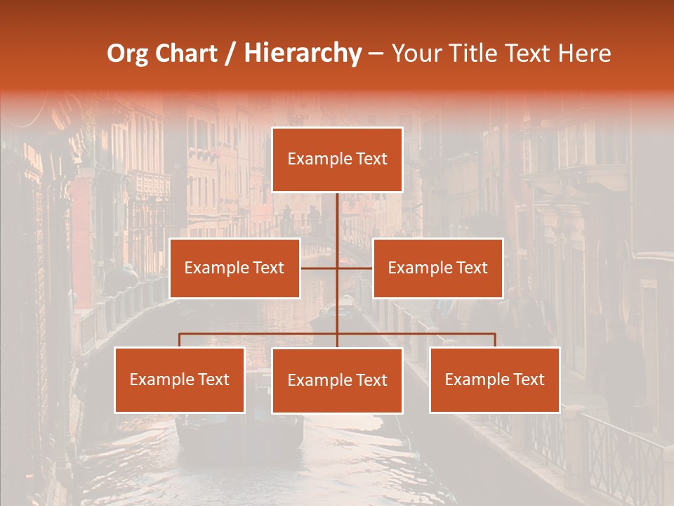 Water Cannel Colorful PowerPoint Template