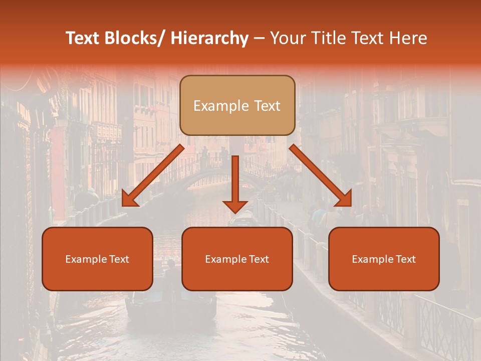 Water Cannel Colorful PowerPoint Template