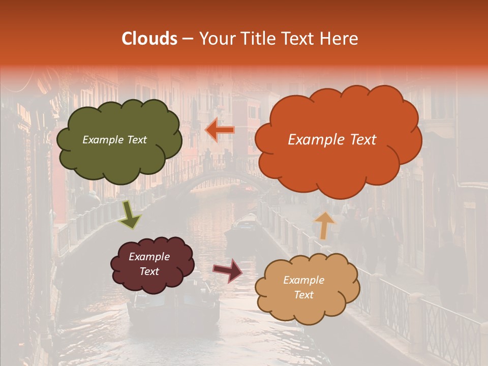 Water Cannel Colorful PowerPoint Template