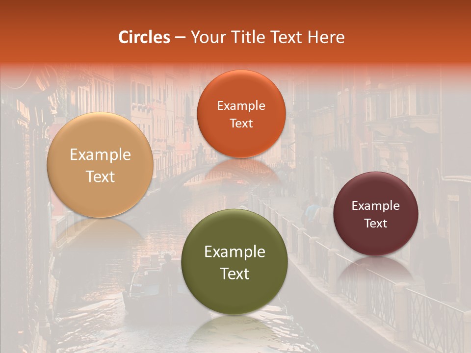 Water Cannel Colorful PowerPoint Template