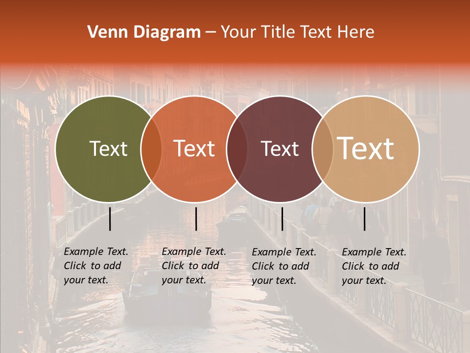 Water Cannel Colorful PowerPoint Template