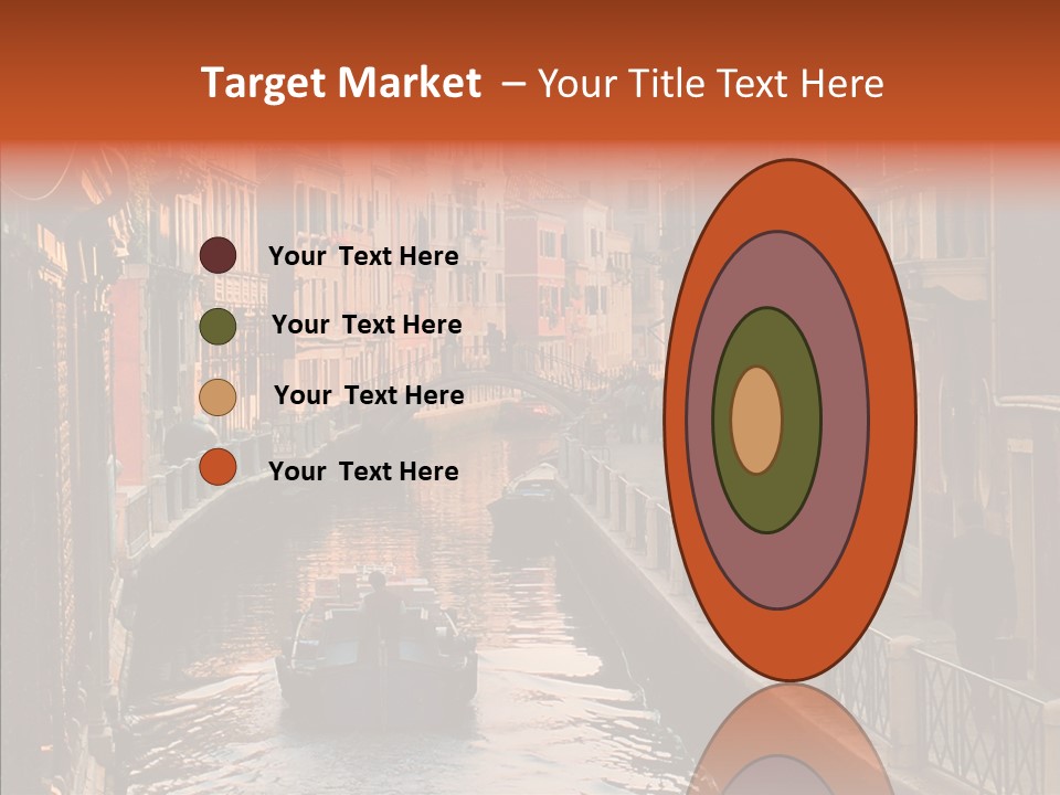 Water Cannel Colorful PowerPoint Template