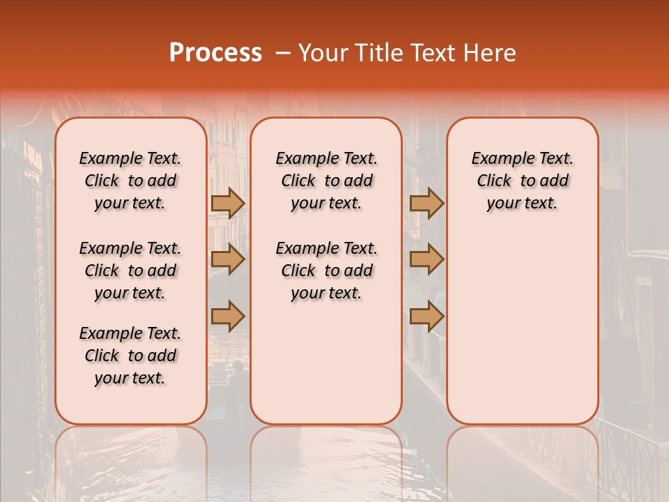 Water Cannel Colorful PowerPoint Template