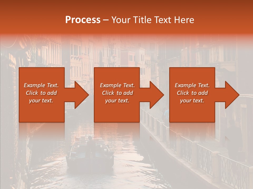 Water Cannel Colorful PowerPoint Template