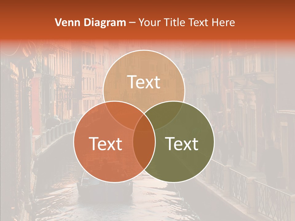 Water Cannel Colorful PowerPoint Template