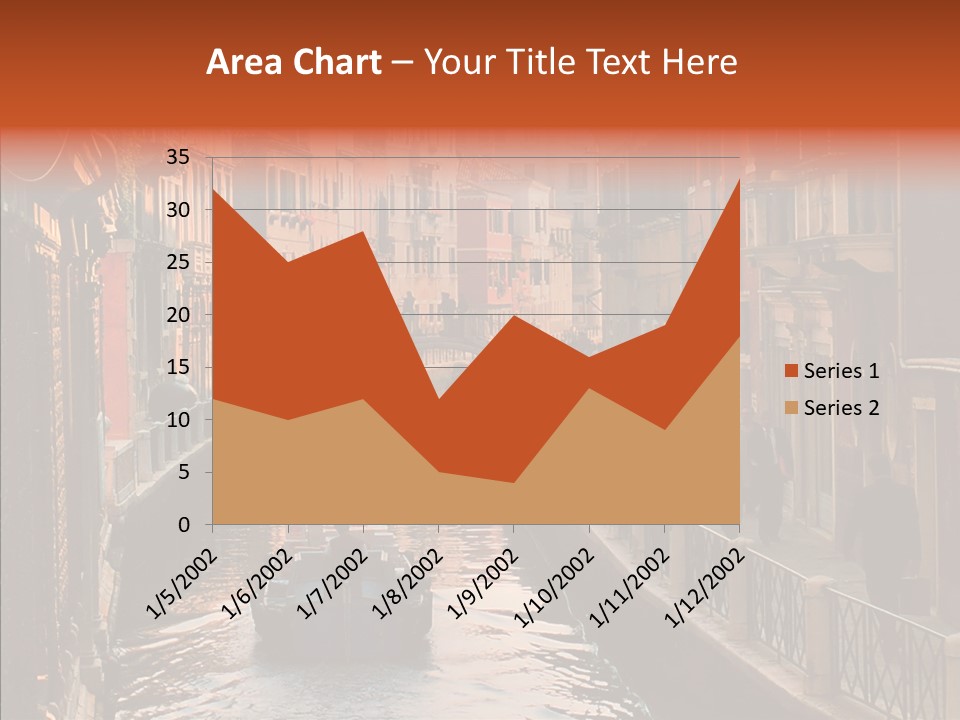 Water Cannel Colorful PowerPoint Template