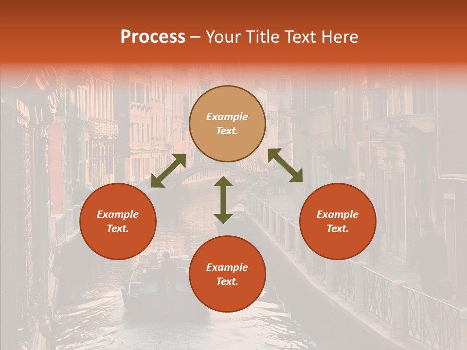 Water Cannel Colorful PowerPoint Template