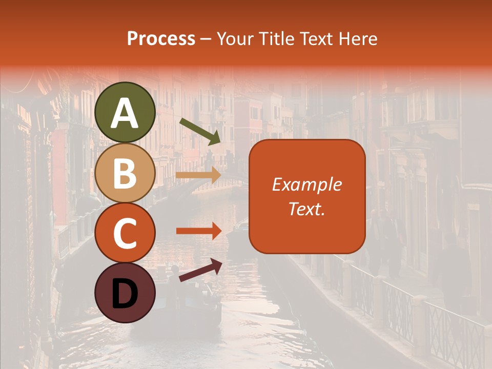 Water Cannel Colorful PowerPoint Template