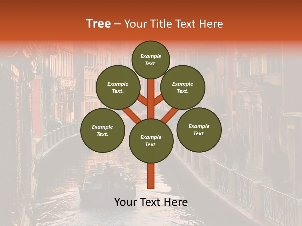 Water Cannel Colorful PowerPoint Template