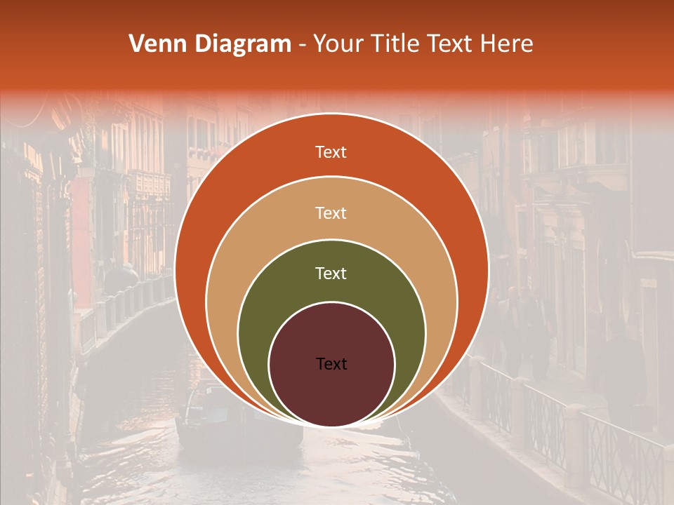 Water Cannel Colorful PowerPoint Template