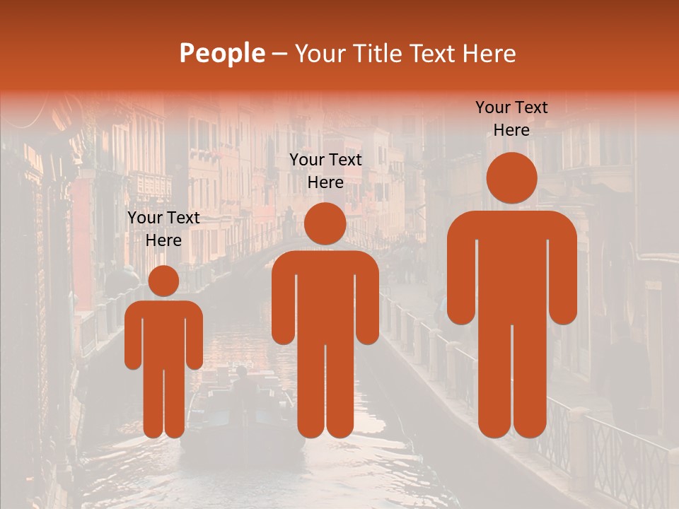 Water Cannel Colorful PowerPoint Template