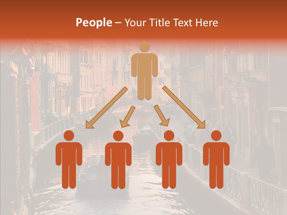 Water Cannel Colorful PowerPoint Template