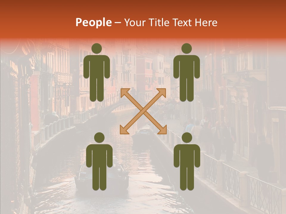 Water Cannel Colorful PowerPoint Template