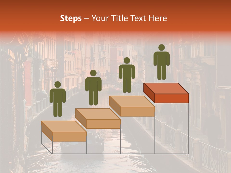 Water Cannel Colorful PowerPoint Template