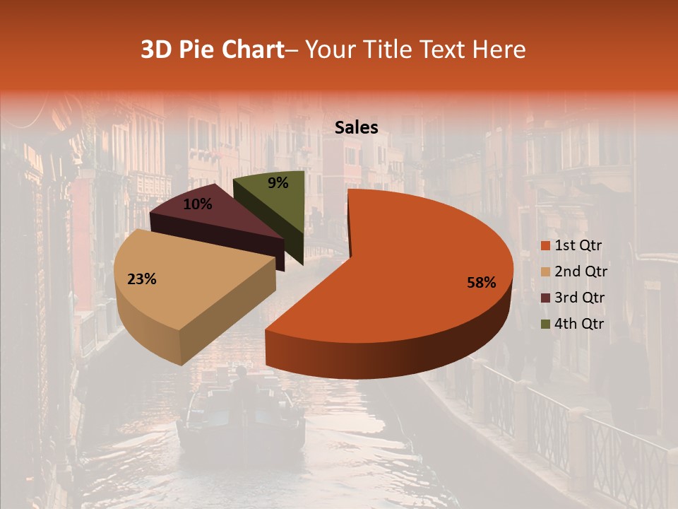 Water Cannel Colorful PowerPoint Template