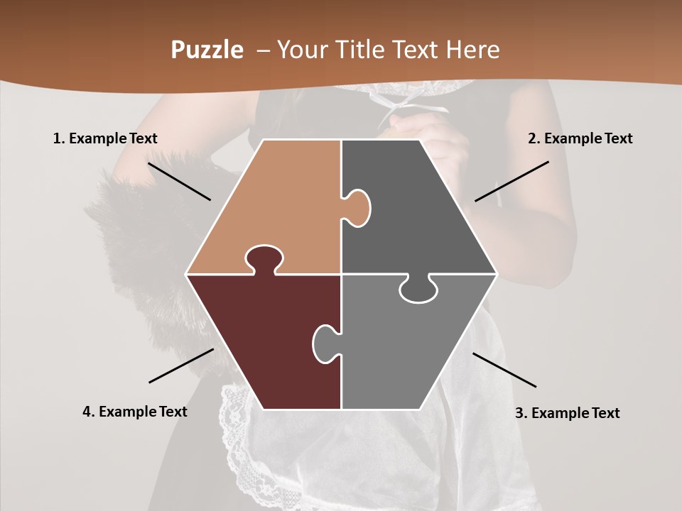 Smiling Maid Youth PowerPoint Template