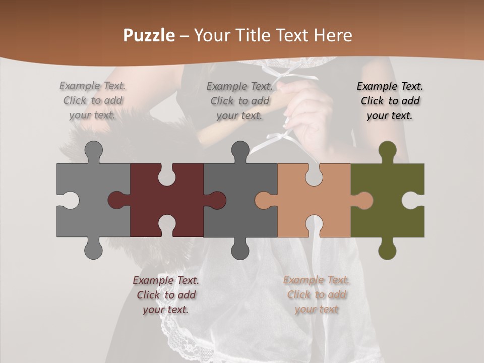 Smiling Maid Youth PowerPoint Template