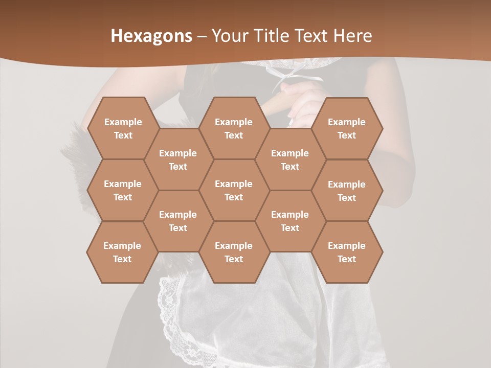 Smiling Maid Youth PowerPoint Template