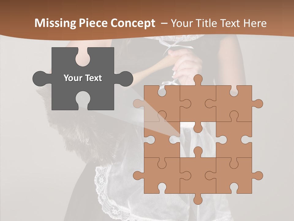 Smiling Maid Youth PowerPoint Template