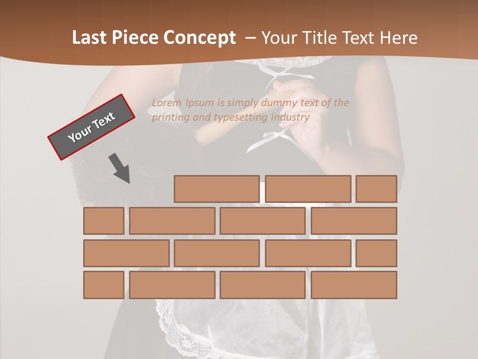 Smiling Maid Youth PowerPoint Template