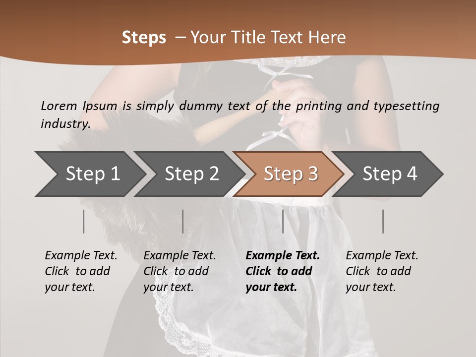 Smiling Maid Youth PowerPoint Template