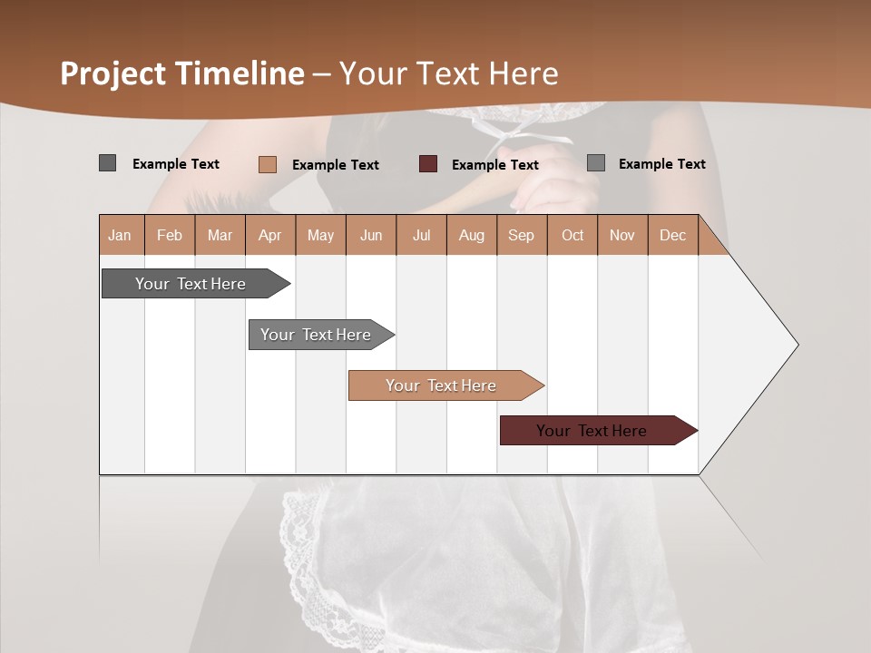 Smiling Maid Youth PowerPoint Template