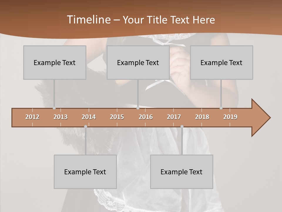 Smiling Maid Youth PowerPoint Template