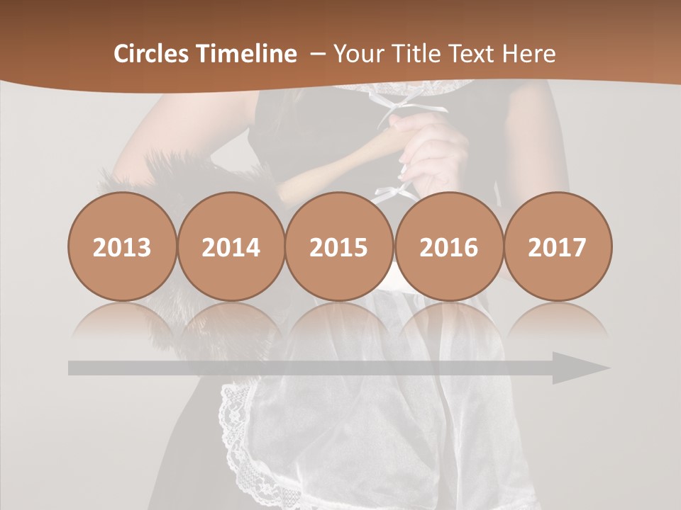 Smiling Maid Youth PowerPoint Template