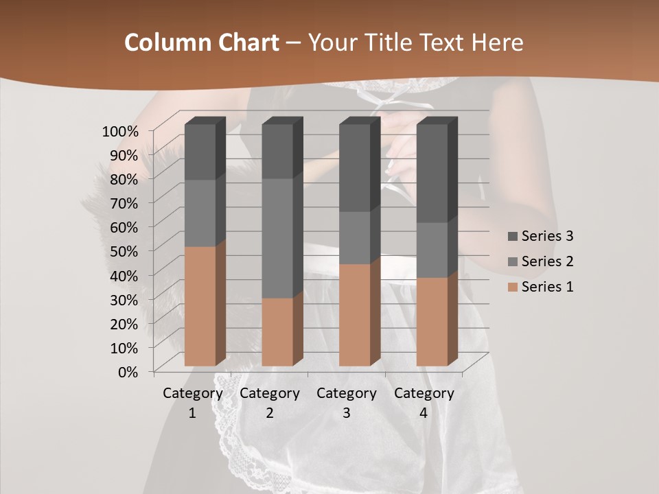 Smiling Maid Youth PowerPoint Template