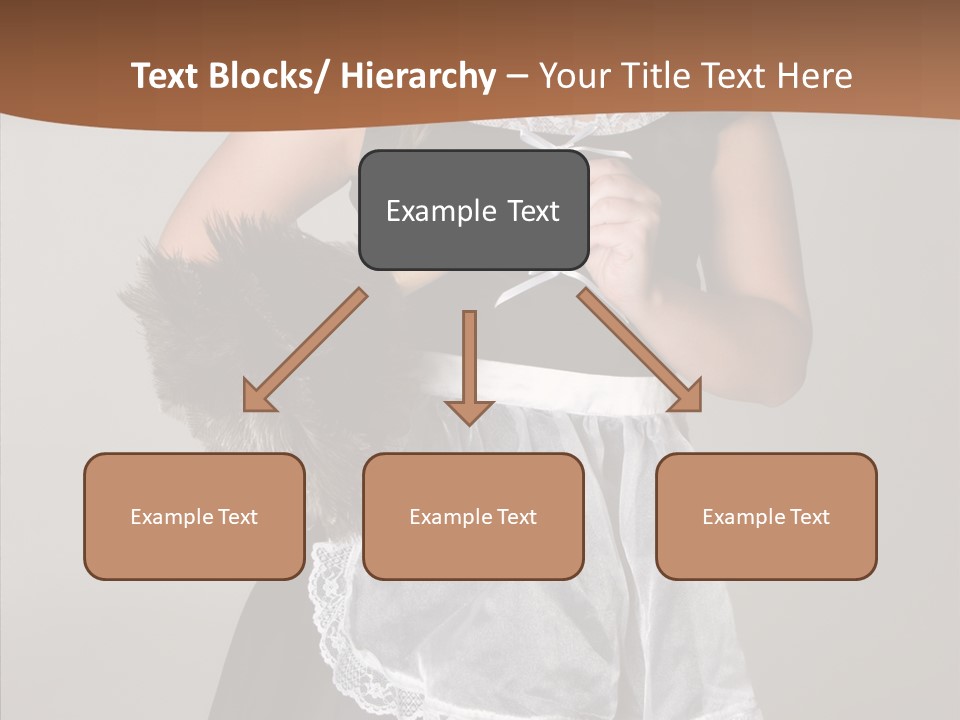 Smiling Maid Youth PowerPoint Template