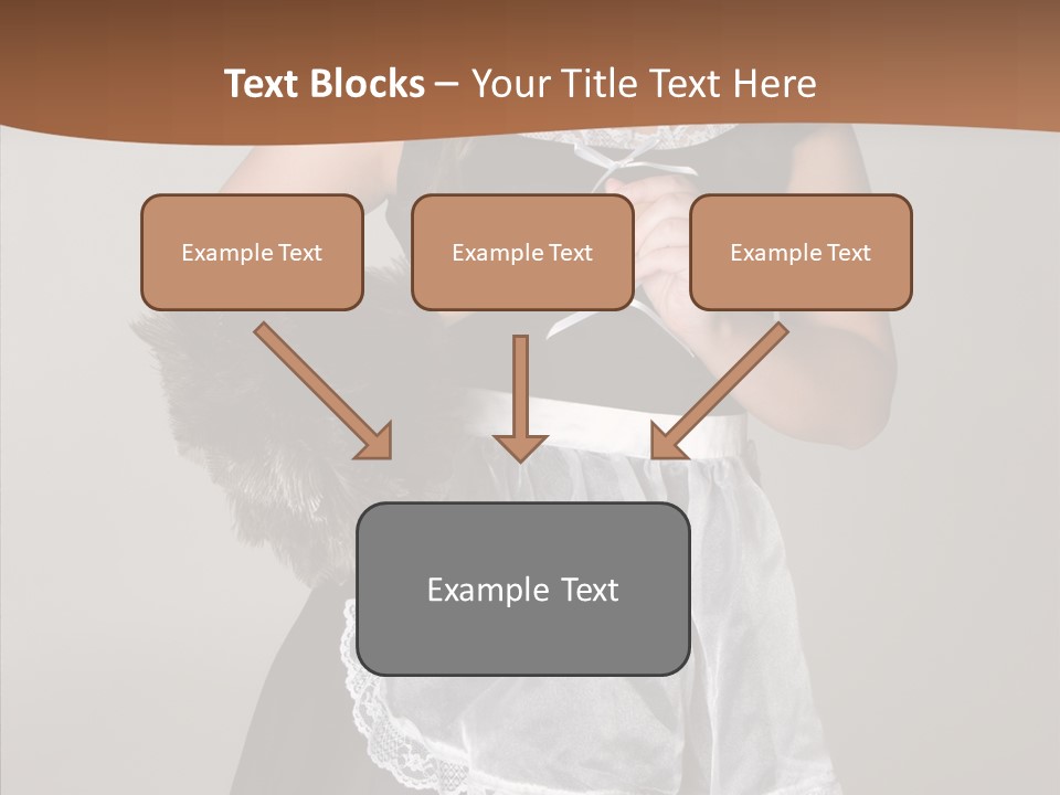 Smiling Maid Youth PowerPoint Template