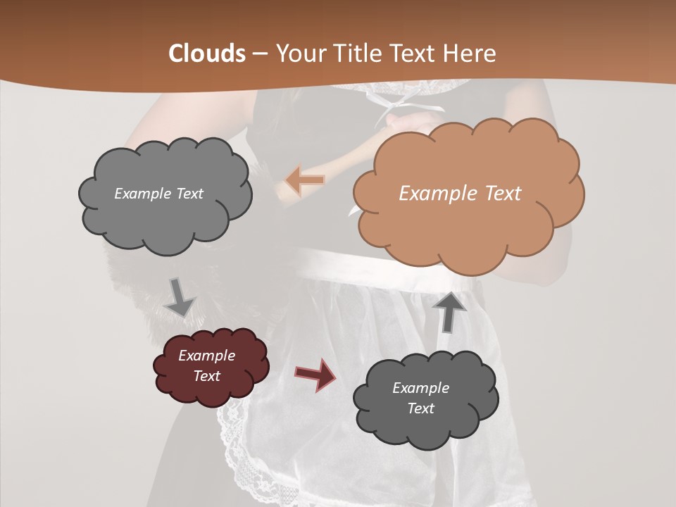 Smiling Maid Youth PowerPoint Template