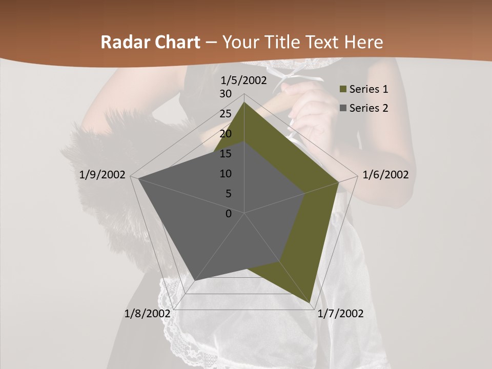 Smiling Maid Youth PowerPoint Template