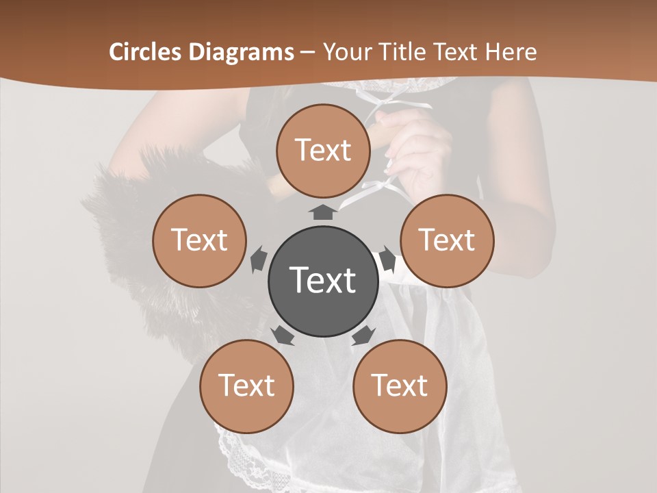 Smiling Maid Youth PowerPoint Template