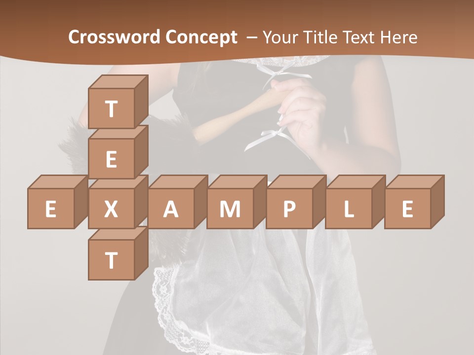 Smiling Maid Youth PowerPoint Template