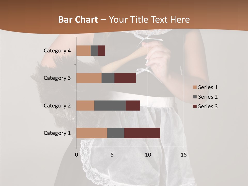 Smiling Maid Youth PowerPoint Template