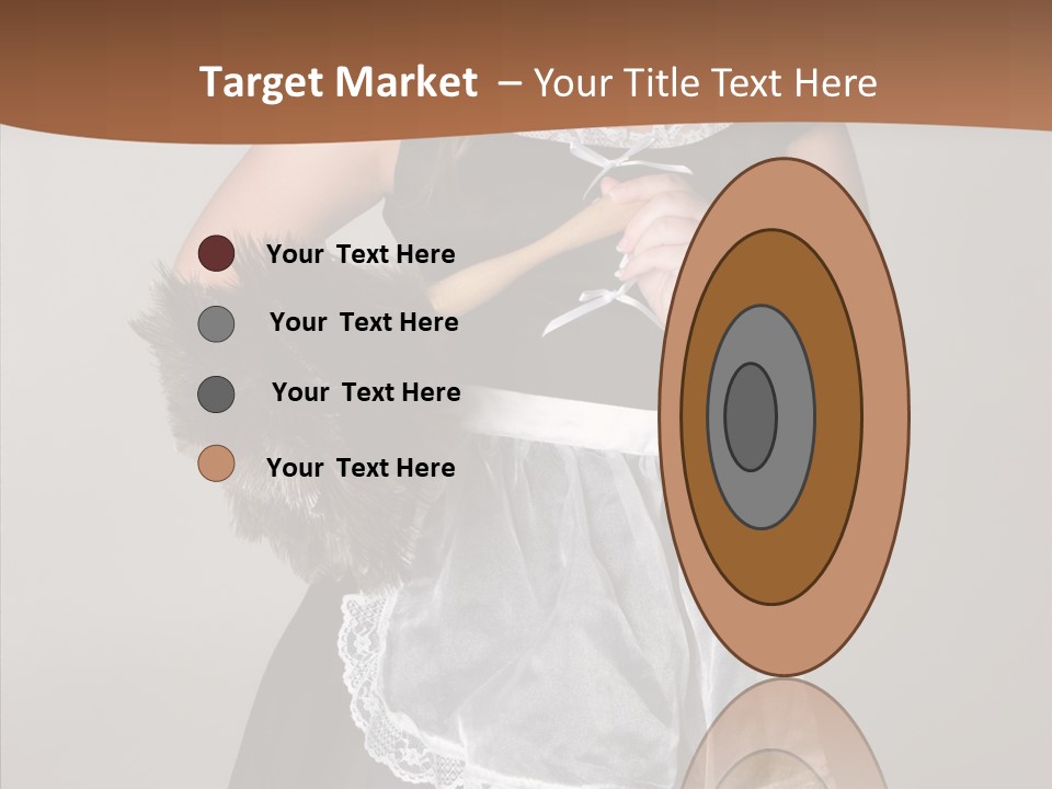 Smiling Maid Youth PowerPoint Template