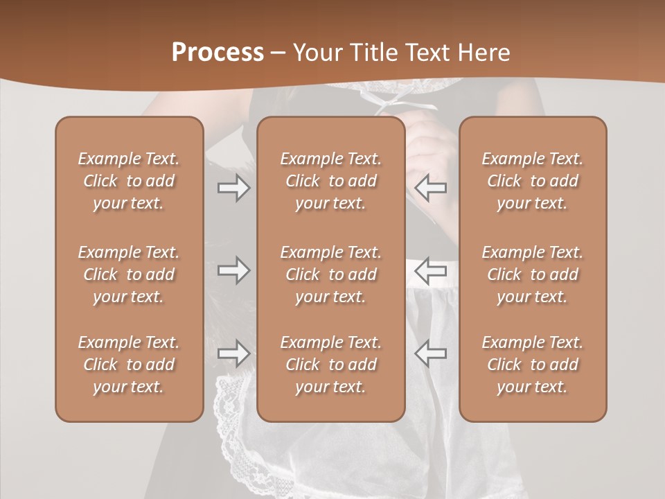Smiling Maid Youth PowerPoint Template